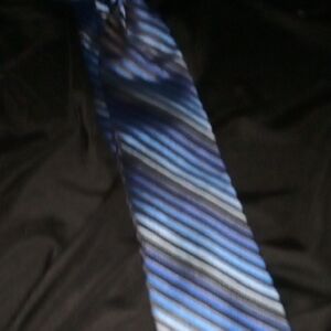 Axist Blue and Black Striped Tie